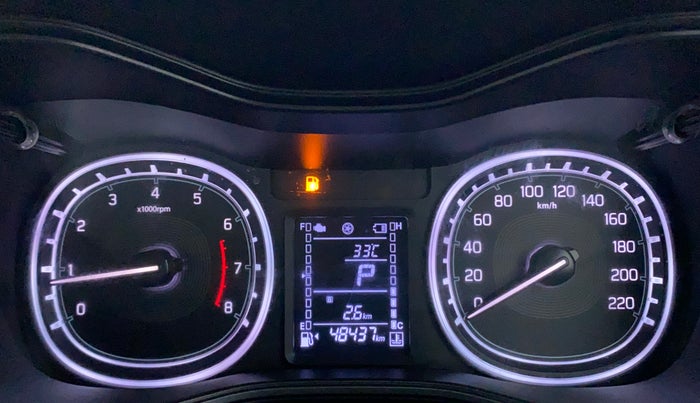 2020 Maruti Vitara Brezza ZXI PLUS AT DUAL TONE SHVS, Petrol, Automatic, 48,436 km, Odometer Image