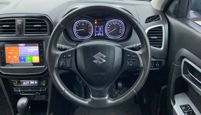 2020 Maruti Vitara Brezza ZXI PLUS AT DUAL TONE SHVS, Petrol, Automatic, 48,436 km, Steering Wheel Close Up
