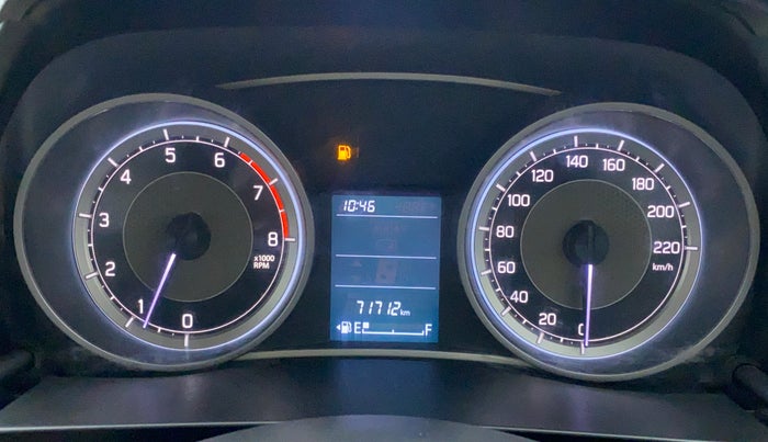 2018 Maruti Dzire VXI, Petrol, Manual, 71,810 km, Odometer Image