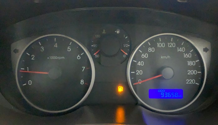 2011 Hyundai i20 SPORTZ (O) 1.2, Petrol, Manual, 93,658 km, Odometer Image