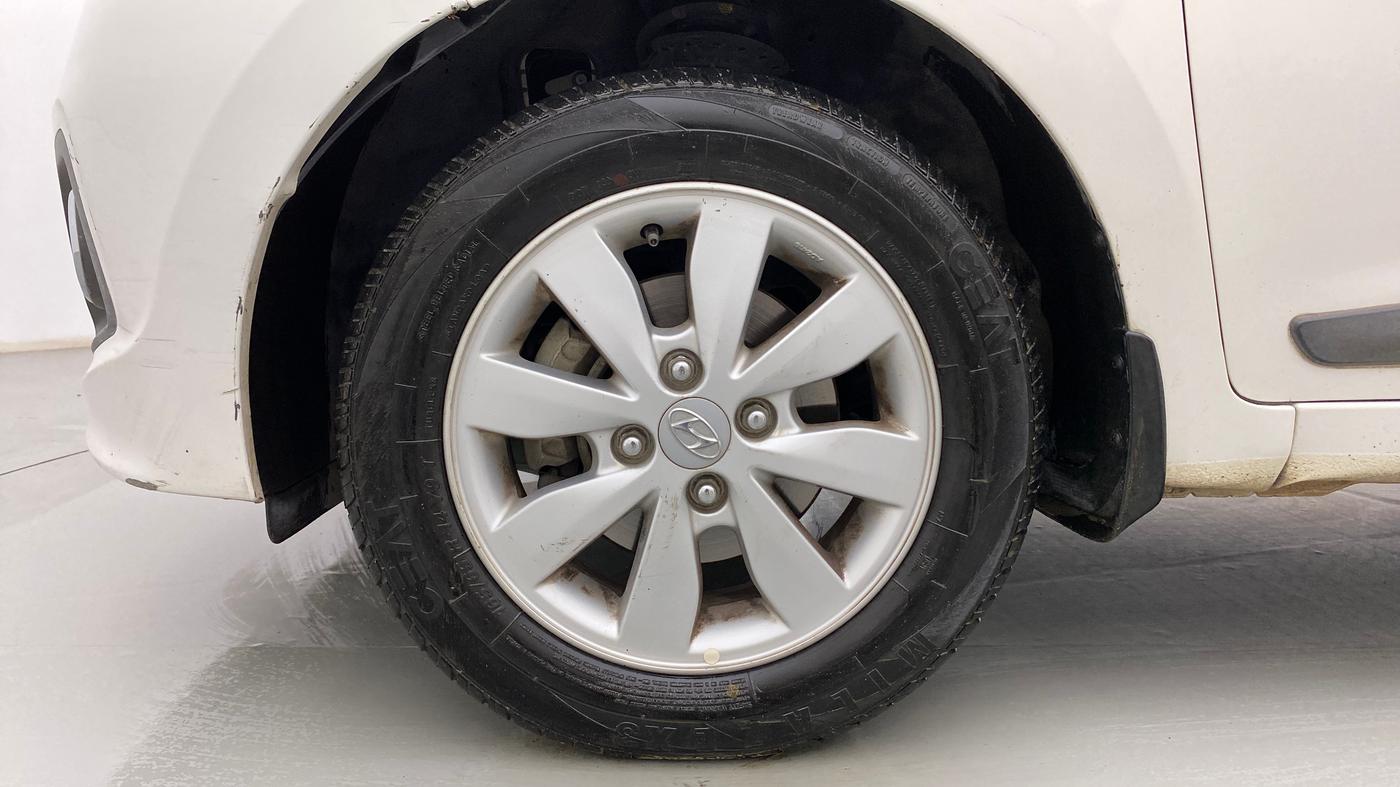 2014 Hyundai Xcent SX 1.2 (O), Petrol, Manual, 49,066 km, Left Front Wheel