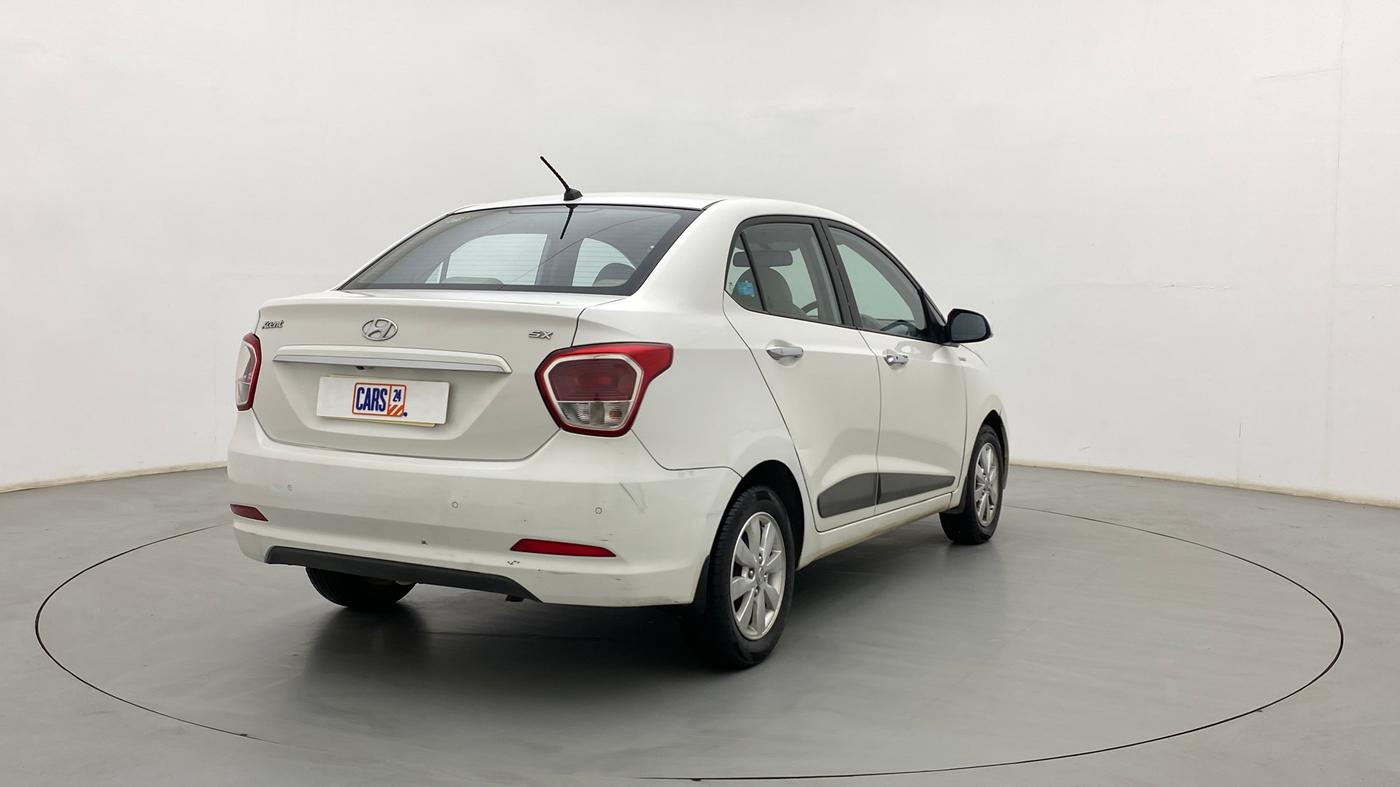 2014 Hyundai Xcent SX 1.2 (O), Petrol, Manual, 49,066 km, Right Back Diagonal