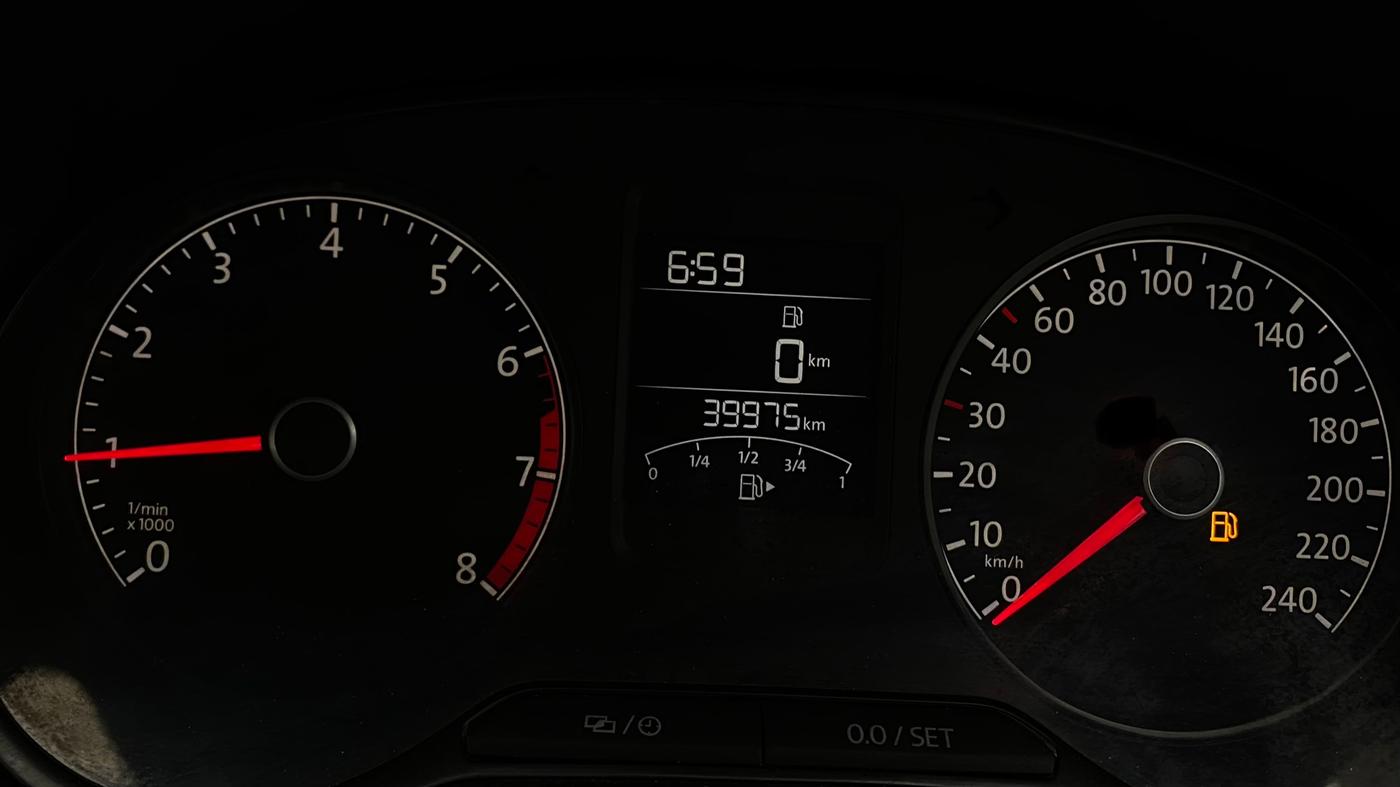 2019 Volkswagen Ameo COMFORTLINE 1.0L, Petrol, Manual, 40,024 km, Odometer Image