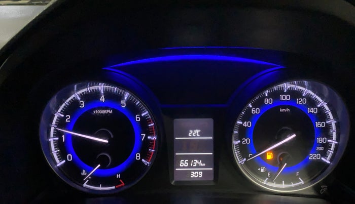 2017 Maruti Baleno DELTA PETROL 1.2, Petrol, Manual, 66,142 km, Odometer Image