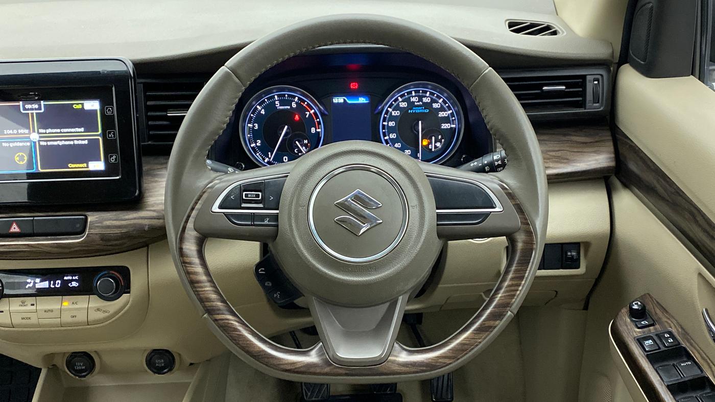 2020 Maruti Ertiga ZXI Plus SHVS, Petrol, Manual, 21,634 km, Steering Wheel Close Up