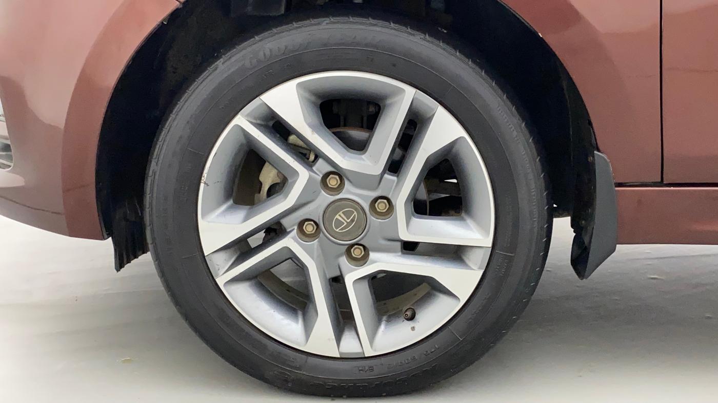 2022 Tata TIGOR XZ PLUS PETROL, CNG, Manual, 60,743 km, Left Front Wheel