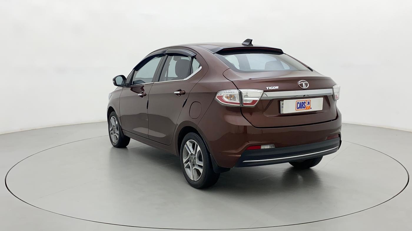 2022 Tata TIGOR XZ PLUS PETROL, CNG, Manual, 60,743 km, Left Back Diagonal