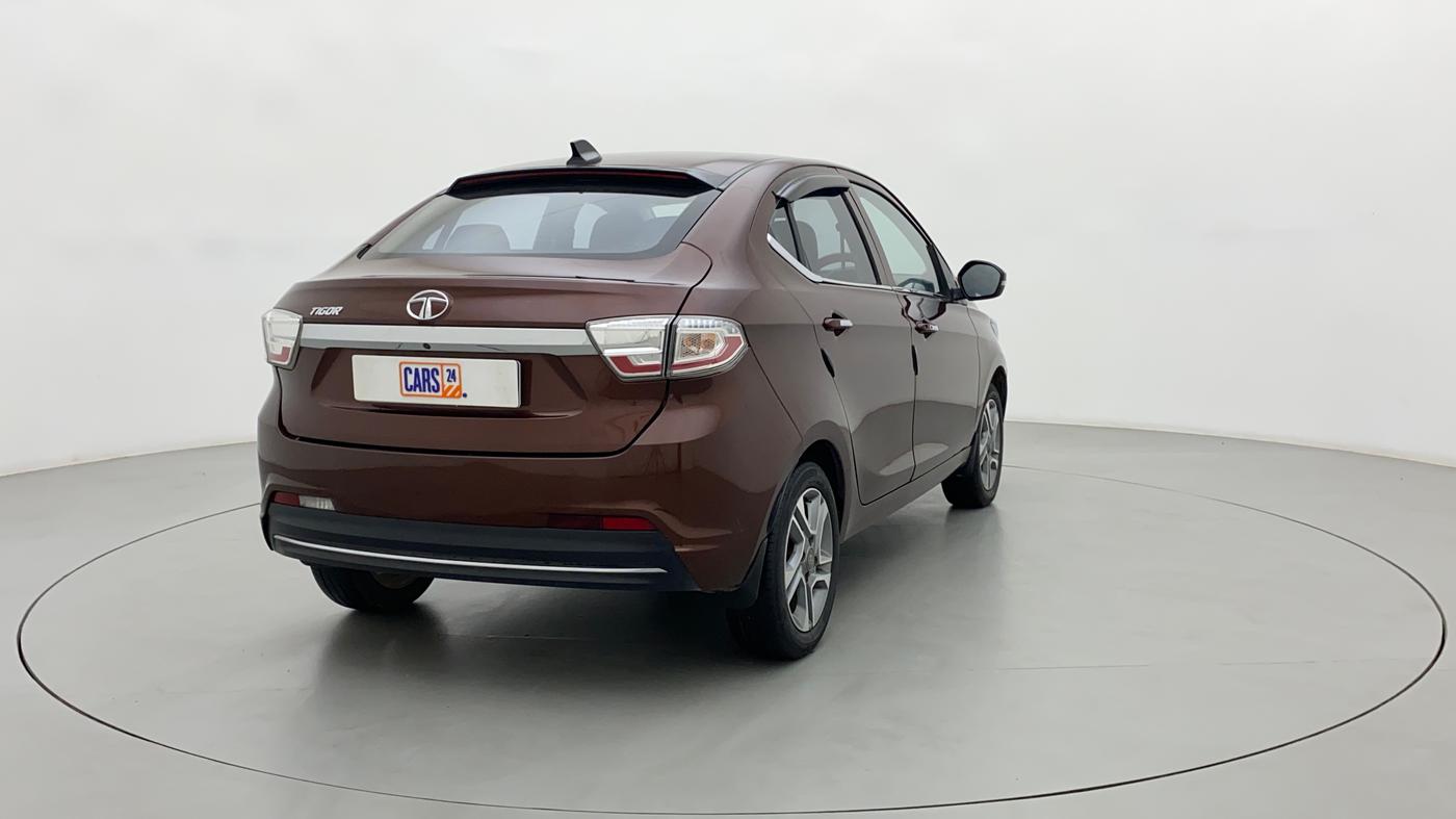 2022 Tata TIGOR XZ PLUS PETROL, CNG, Manual, 60,743 km, Right Back Diagonal