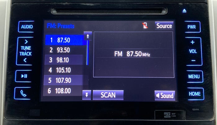 2017 Toyota Innova Crysta 2.8 ZX AT 7 STR, Diesel, Automatic, 90,942 km, Touchscreen Infotainment System
