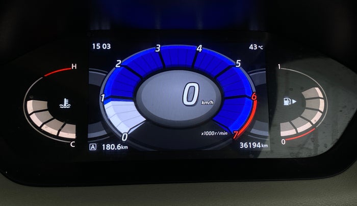 2021 Nissan MAGNITE XV TURBO, Petrol, Manual, 36,188 km, Odometer Image