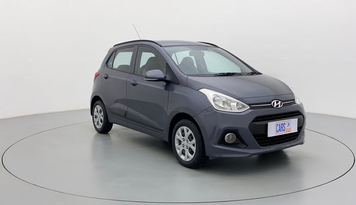 2016 Hyundai Grand i10 SPORTZ 1.2 KAPPA VTVT, Petrol, Manual, 21,686 km, Right Front Diagonal