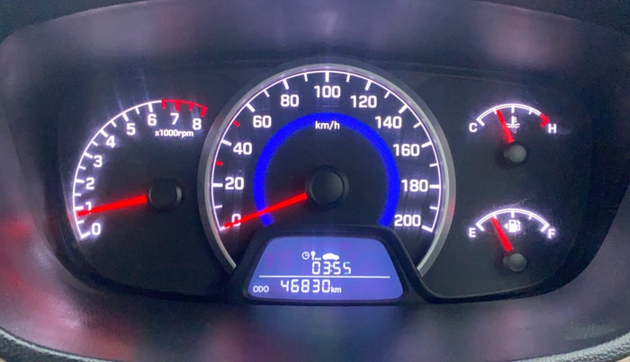 2019 Hyundai Grand i10 MAGNA 1.2 KAPPA VTVT, Petrol, Manual, 46,830 km, Odometer Image