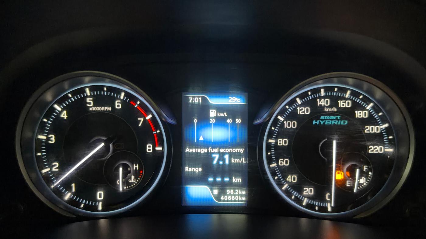 2021 Maruti Ertiga ZXI+ SHVS, Petrol, Manual, 40,633 km, Odometer Image