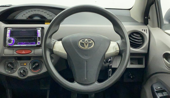 2011 Toyota Etios G SP, Petrol, Manual, 15,598 km, Steering Wheel Close Up