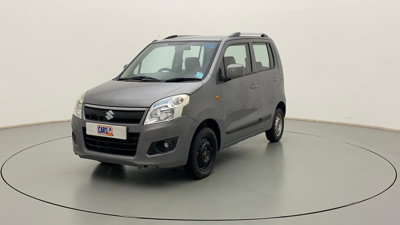 2015 Maruti Wagon R 1.0 VXI AMT, Petrol, Automatic, 54,332 km, Left Front Diagonal