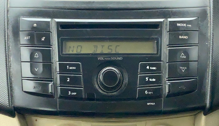 2013 Maruti Swift Dzire VXI, Petrol, Manual, 66,762 km, Infotainment System
