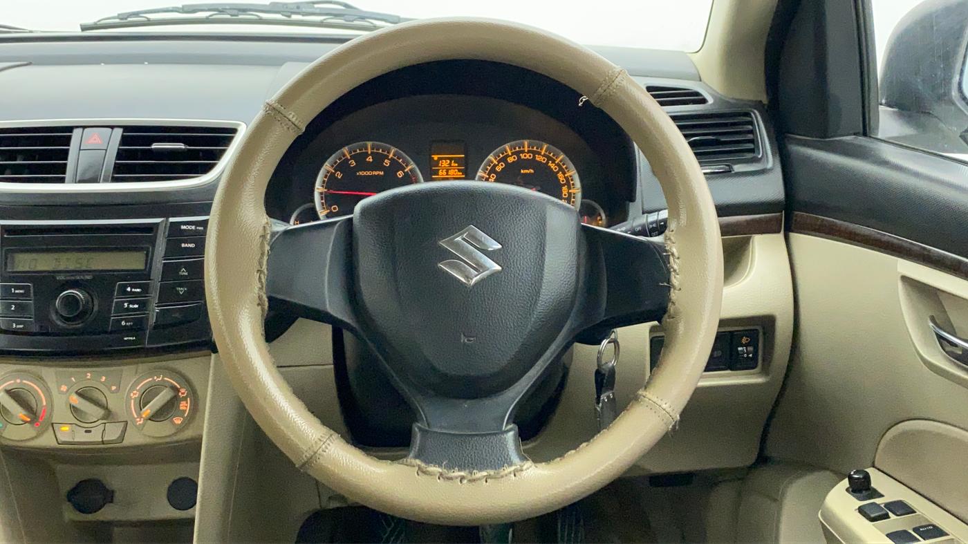2013 Maruti Swift Dzire VXI, Petrol, Manual, 66,762 km, Steering Wheel Close Up