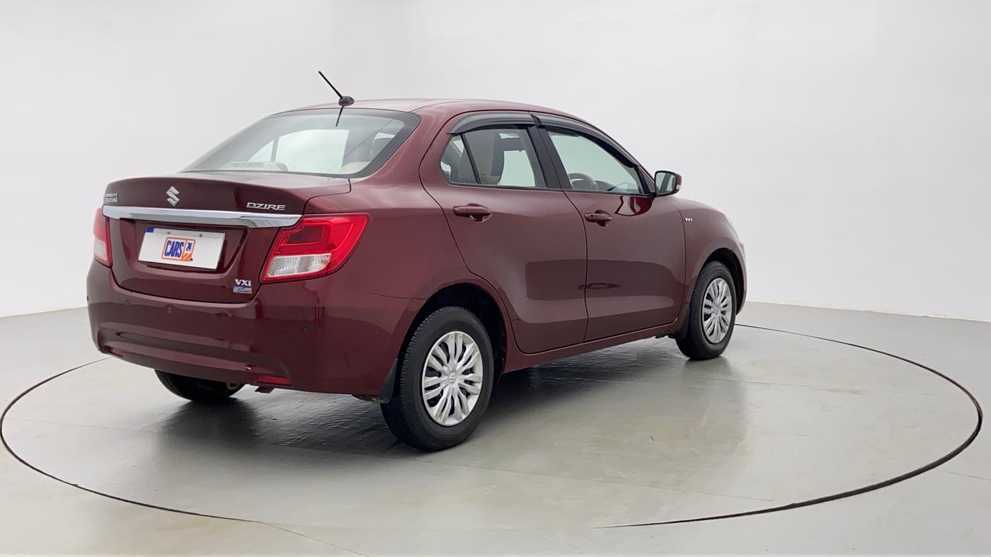 2017 Maruti Dzire VXI AMT, Petrol, Automatic, 20,305 km, Right Back Diagonal (45- Degree) View