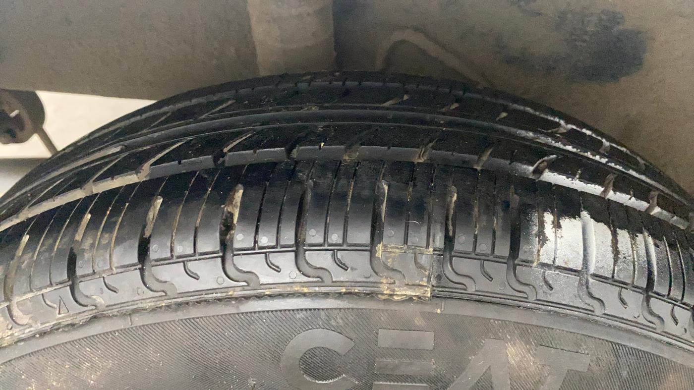2019 Datsun Go T(O), Petrol, Manual, 70,423 km, Right Rear Tyre Tread