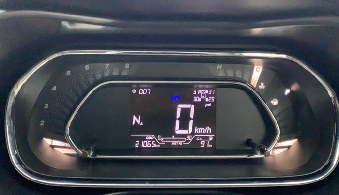 2022 Tata NEXON XZA PLUS (HS) PETROL, Petrol, Automatic, 21,010 km, Odometer Image