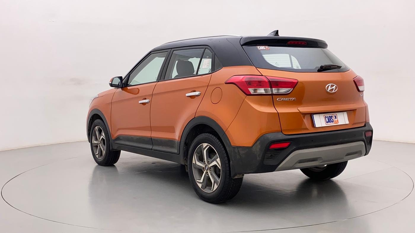 2018 Hyundai Creta SX 1.6 PETROL DUAL TONE, Petrol, Manual, 27,857 km, Left Back Diagonal