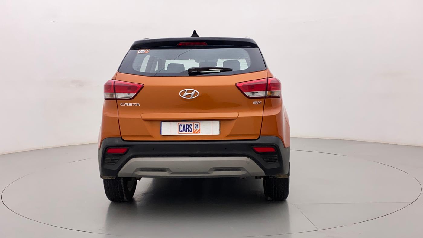 2018 Hyundai Creta SX 1.6 PETROL DUAL TONE, Petrol, Manual, 27,857 km, Back/Rear