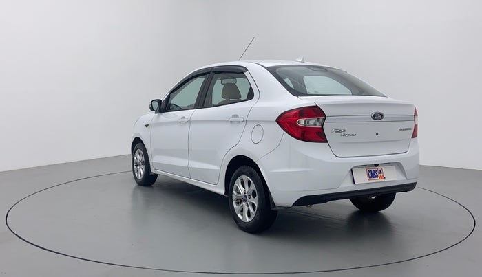 2017 Ford Figo Aspire 1.2 TITANIUM PETROL, Petrol, Manual, 34,784 km, Left Back Diagonal (45- Degree) View