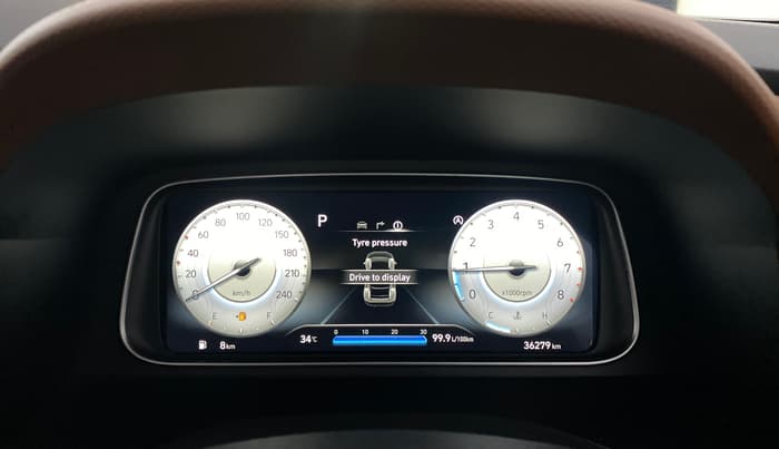 2023 Hyundai ALCAZAR  SIGNATURE (O) DCT 1.5 PETROL 7STR, Petrol, Automatic, 36,279 km, Odometer Image