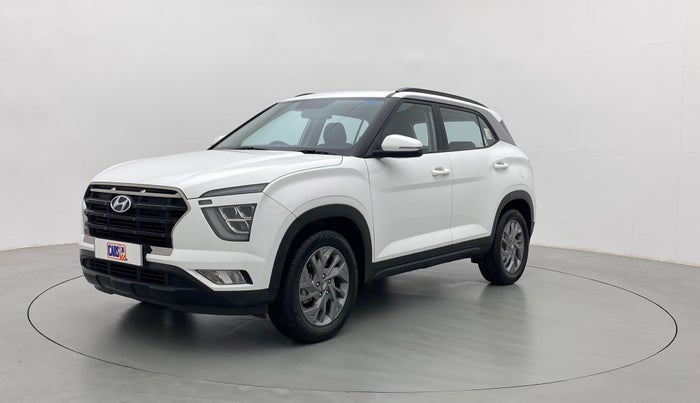 2022 Hyundai Creta SX (O) 1.4 TURBO DCT, Petrol, Automatic, 9,161 km, Left Front Diagonal