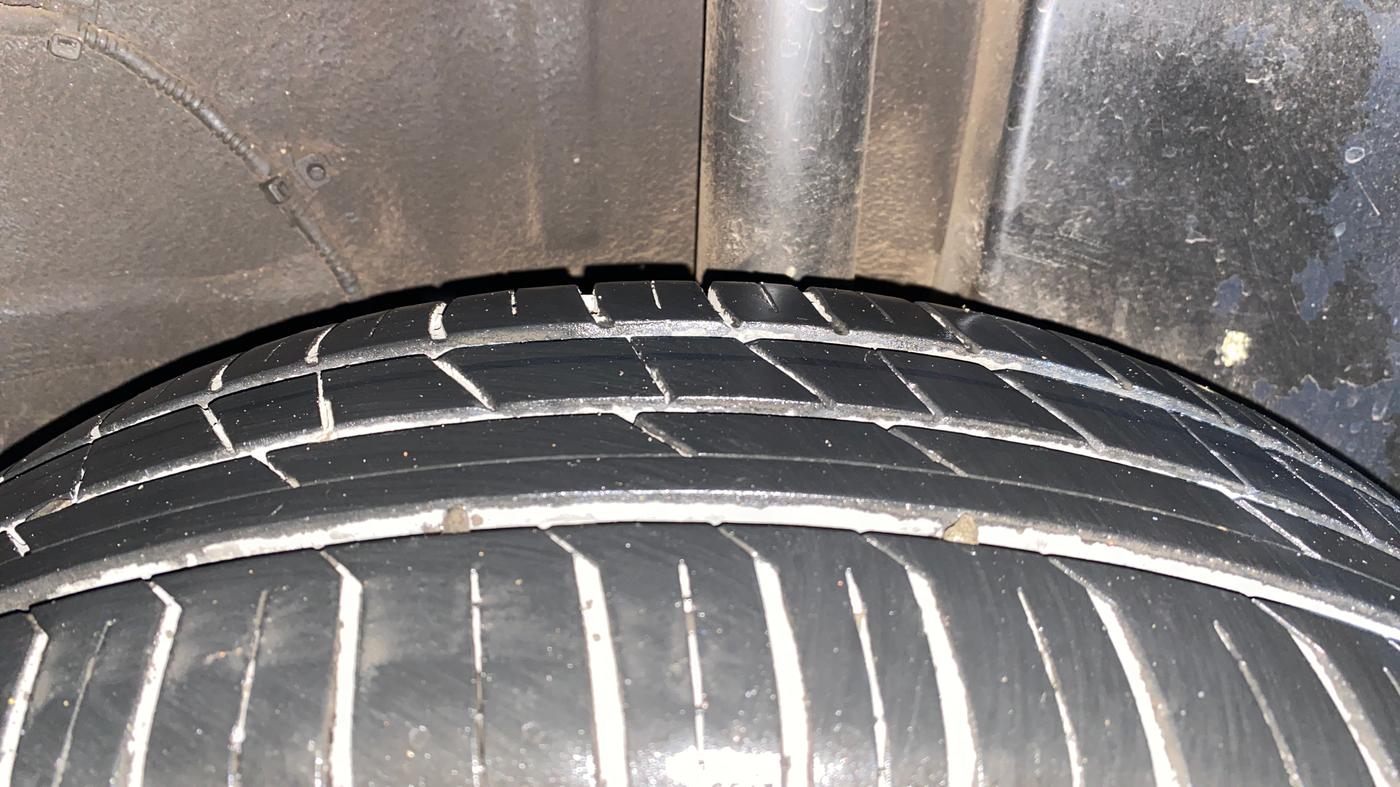 2023 Tata PUNCH ADVENTURE CAMO MT, Petrol, Manual, 18,949 km, Left Rear Tyre Tread
