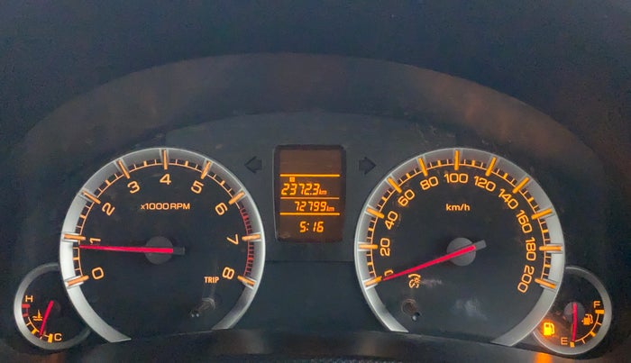 2014 Maruti Swift Dzire VXI, Petrol, Manual, 72,944 km, Odometer Image