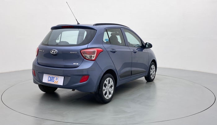 2015 Hyundai Grand i10 SPORTZ 1.2 KAPPA VTVT, Petrol, Manual, 24,093 km, Right Back Diagonal