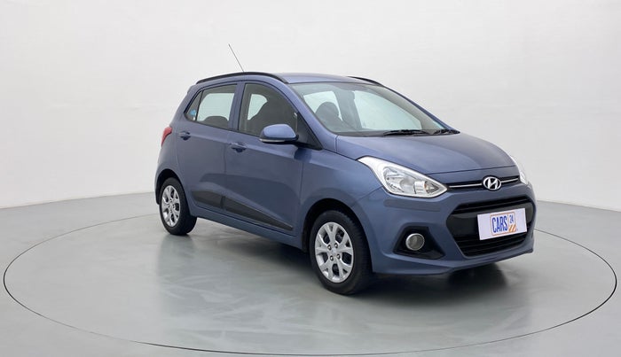 2015 Hyundai Grand i10 SPORTZ 1.2 KAPPA VTVT, Petrol, Manual, 24,093 km, Right Front Diagonal