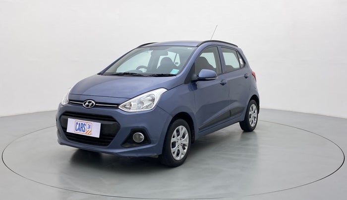 2015 Hyundai Grand i10 SPORTZ 1.2 KAPPA VTVT, Petrol, Manual, 24,093 km, Left Front Diagonal