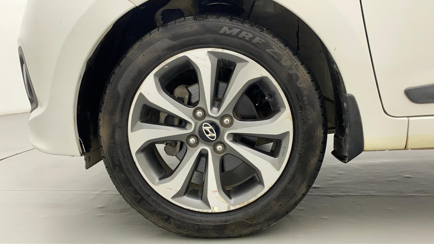 2014 Hyundai Xcent SX 1.2 (O), Petrol, Manual, 50,411 km, Left Front Wheel