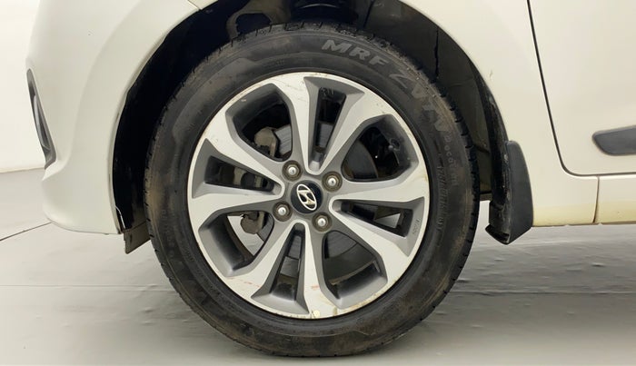 2014 Hyundai Xcent SX 1.2 (O), Petrol, Manual, 50,411 km, Left Front Wheel