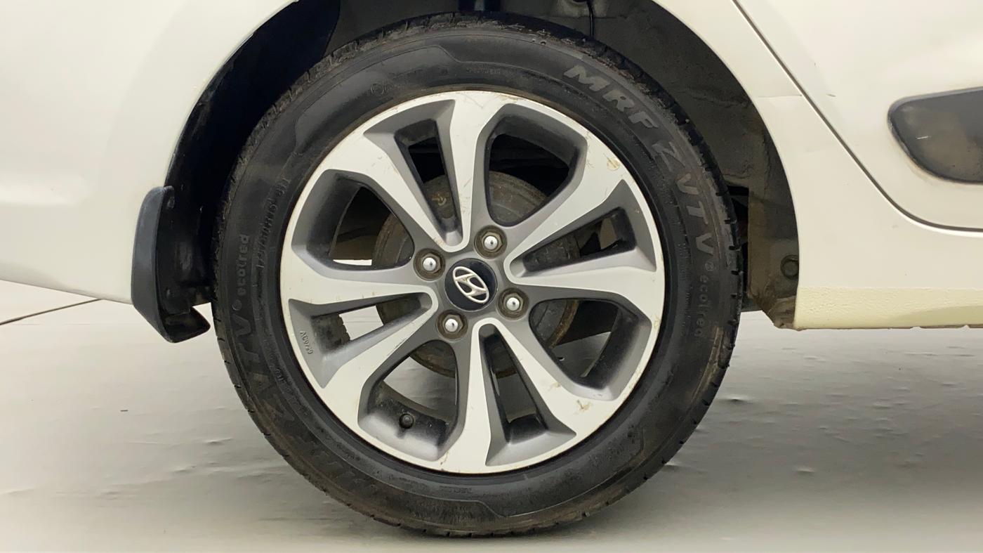 2014 Hyundai Xcent SX 1.2 (O), Petrol, Manual, 50,411 km, Right Rear Wheel