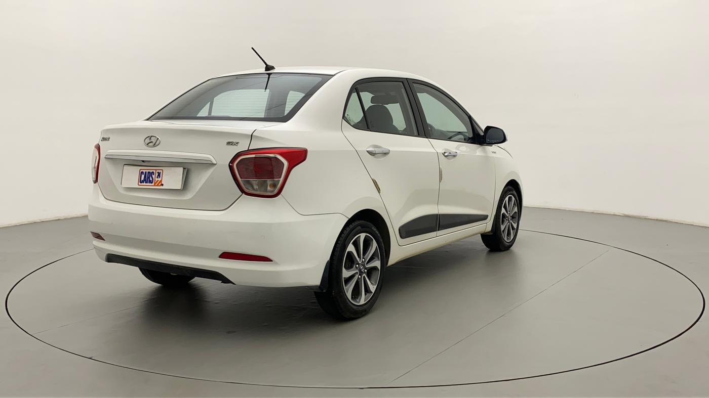 2014 Hyundai Xcent SX 1.2 (O), Petrol, Manual, 50,411 km, Right Back Diagonal