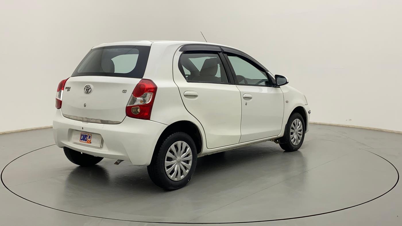 2013 Toyota Etios Liva G, Petrol, Manual, 16,850 km, Right Back Diagonal