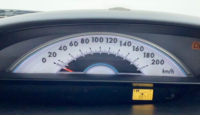 2012 Toyota Etios GD SP, Diesel, Manual, 99,771 km, Odometer Image