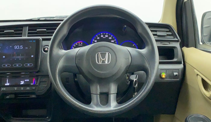 2017 Honda Brio E MT, CNG, Manual, 30,917 km, Steering Wheel Close Up