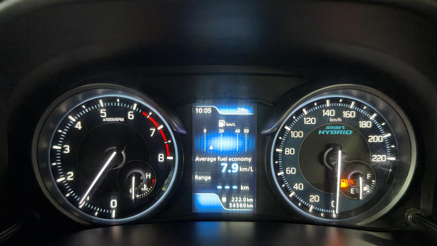 2021 Maruti Ertiga ZXI+ SHVS, Petrol, Manual, 54,560 km, Odometer Image