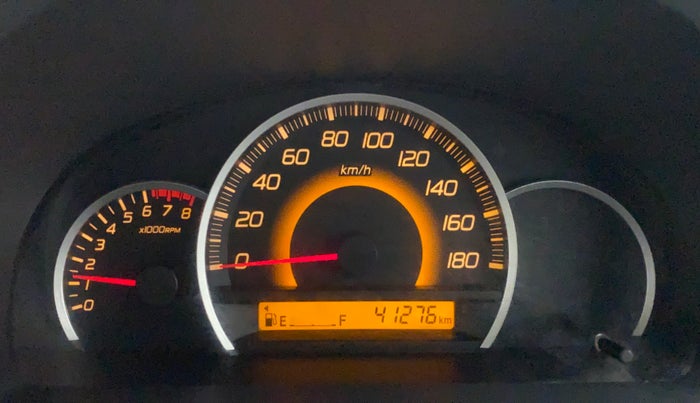 2012 Maruti Wagon R 1.0 VXI, Petrol, Manual, 41,333 km, Odometer Image