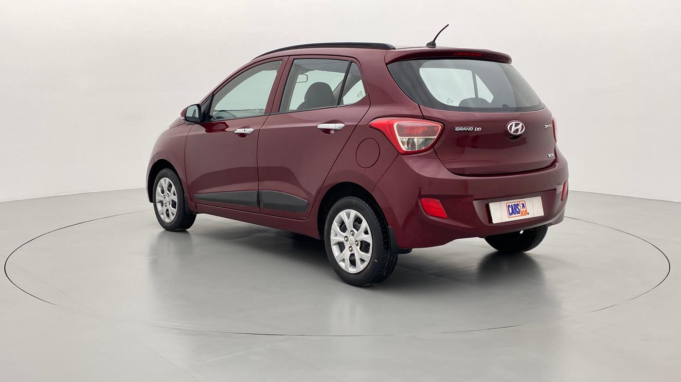 2014 Hyundai Grand i10 SPORTZ 1.2 KAPPA VTVT, Petrol, Manual, 38,599 km, Left Back Diagonal