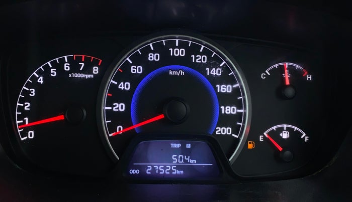 2016 Hyundai Grand i10 SPORTZ 1.2 KAPPA VTVT, Petrol, Manual, 27,521 km, Odometer Image