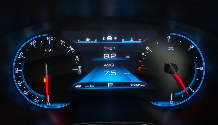 2020 MG HECTOR SHARP 1.5 DCT PETROL, Petrol, Automatic, 75,341 km, Odometer Image