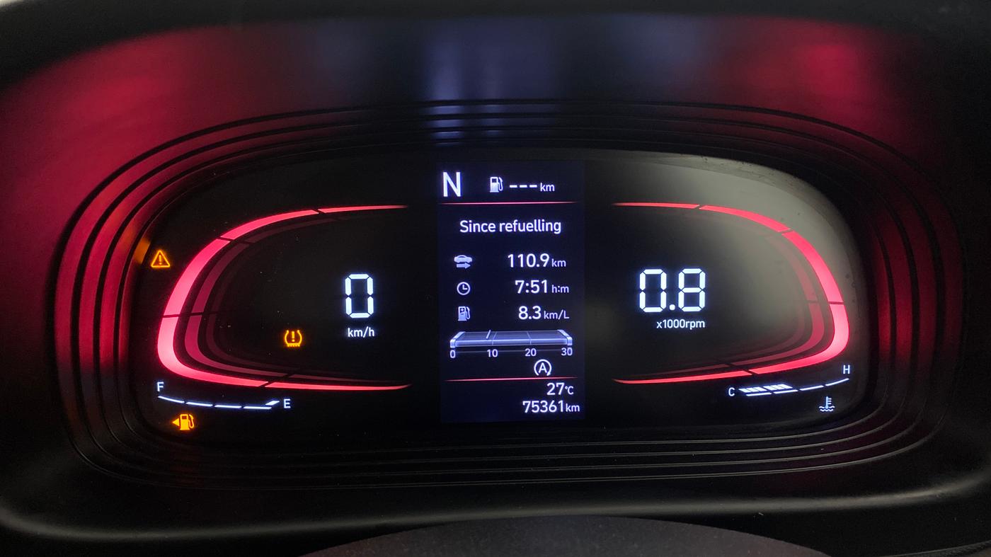 2023 Hyundai VENUE SX 1.0 (O) TURBO IMT, Petrol, Manual, 75,000 km, Odometer Image