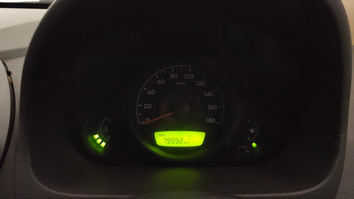 2014 Hyundai Eon ERA +, Petrol, Manual, 79,965 km, Odometer Image