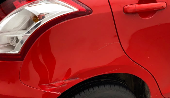 2017 Maruti Swift LXI (O), Petrol, Manual, 31,671 km, Right quarter panel - Minor scratches