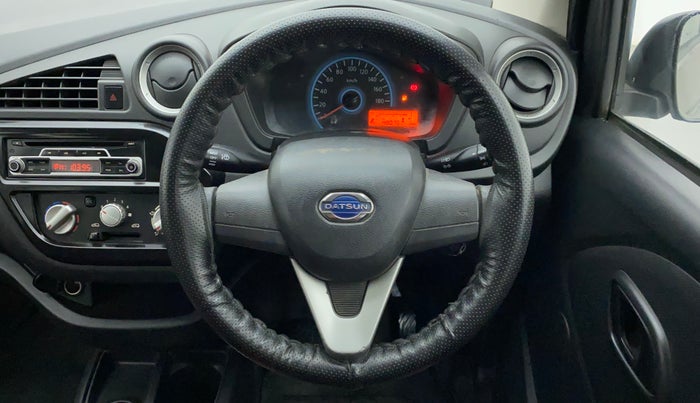 2017 Datsun Redi Go T(O) 1.0, Petrol, Manual, 48,186 km, Steering Wheel Close Up